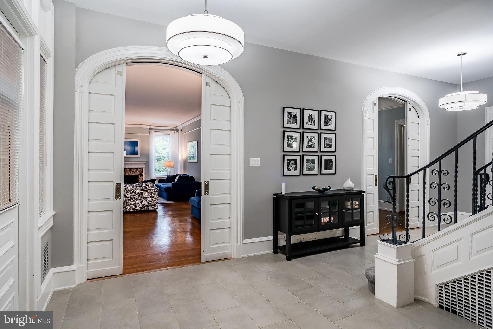 414 Randall Road Wyncote, PA 19095 - Photo 10 of 59 Pocket Doors to LR & DR