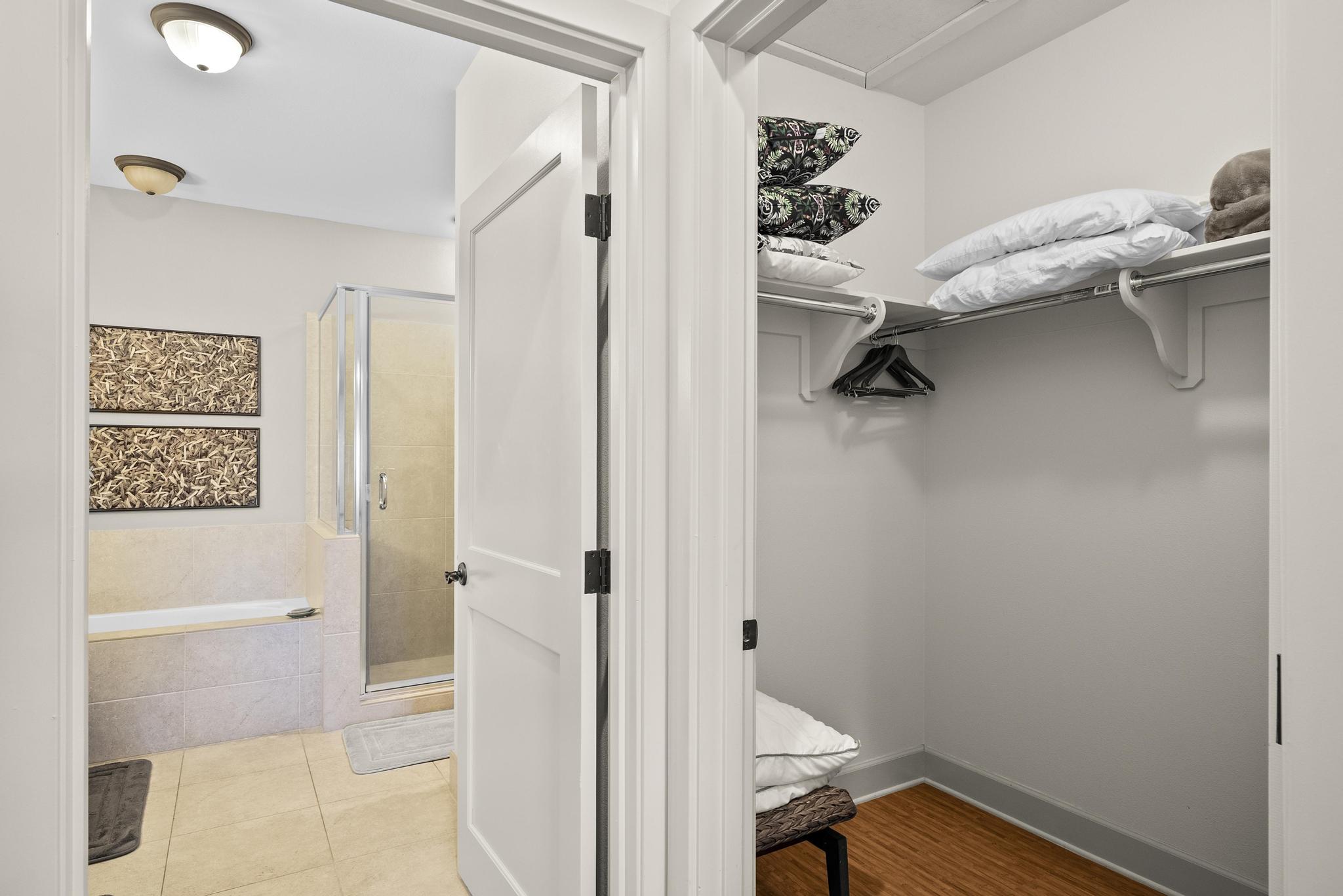 69-1033 Nawahine Place, Unit 18D Waikoloa, HI 96738 - Photo 12 of 25 a view of a hallway with closet
