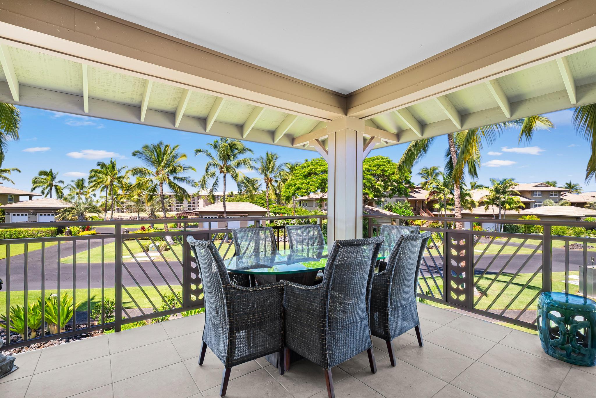 69-1033 Nawahine Place, Unit 18D Waikoloa, HI 96738 - Photo 10 of 25 a view of a dining room with furniture one side kitchen view
