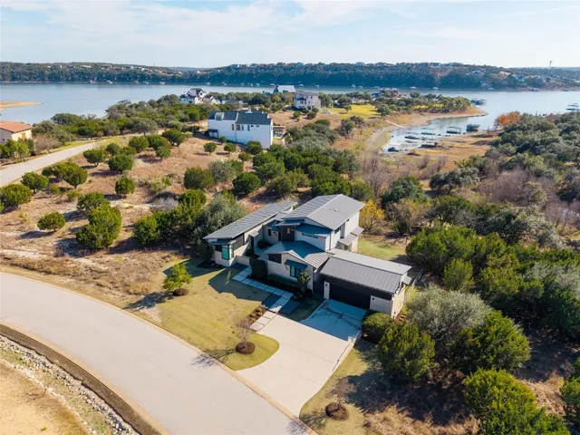 a view of lake and mountain