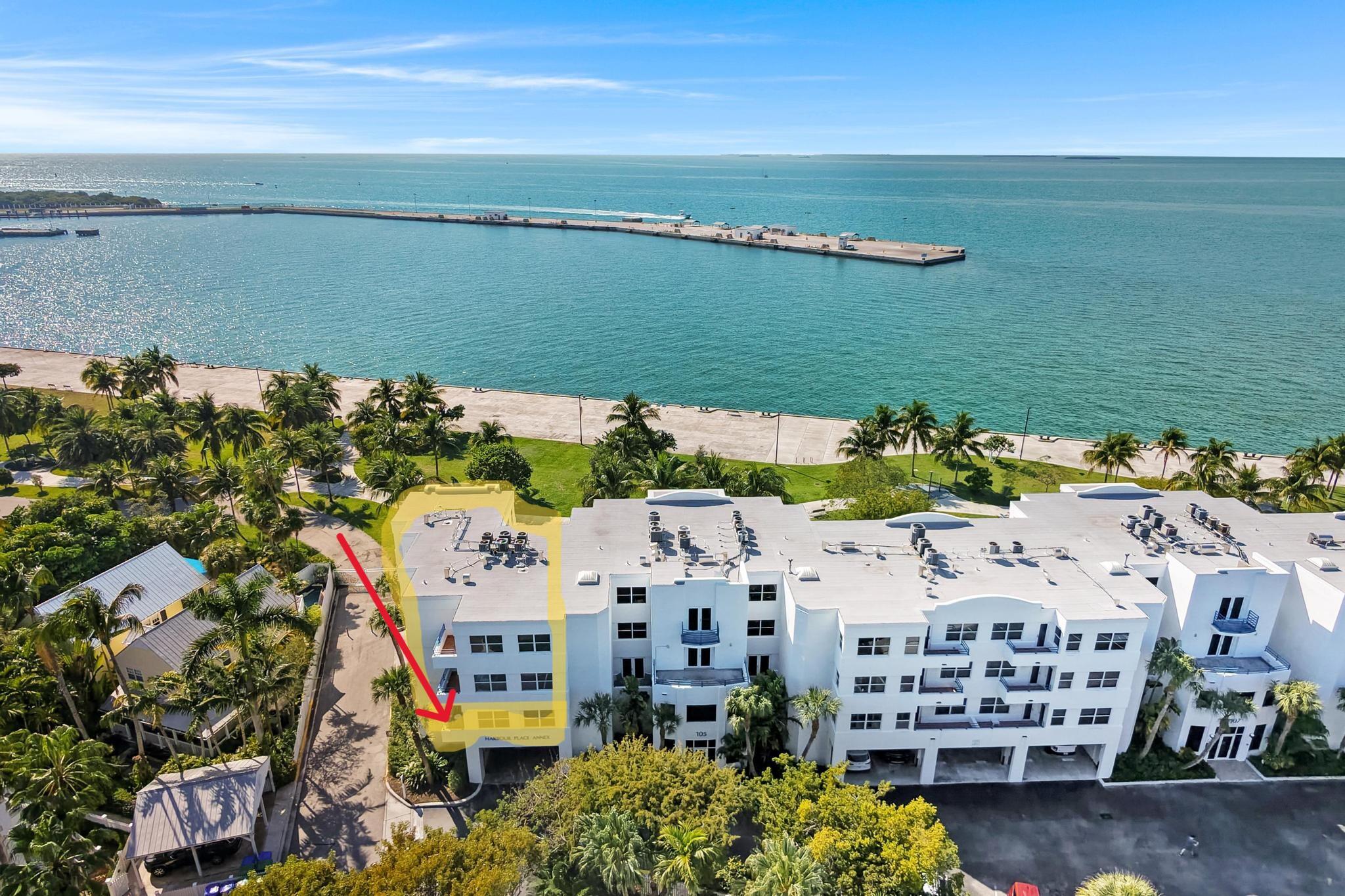 105 Front Street, Unit 122 Key West, FL 33040 - Photo 43 of 52 a view of a city with an ocean