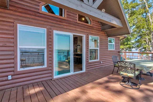 swimming pool view from a seating space