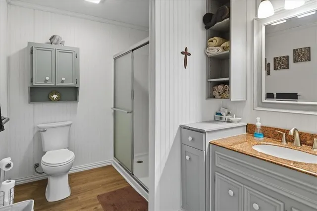 a view of a closet area with living room