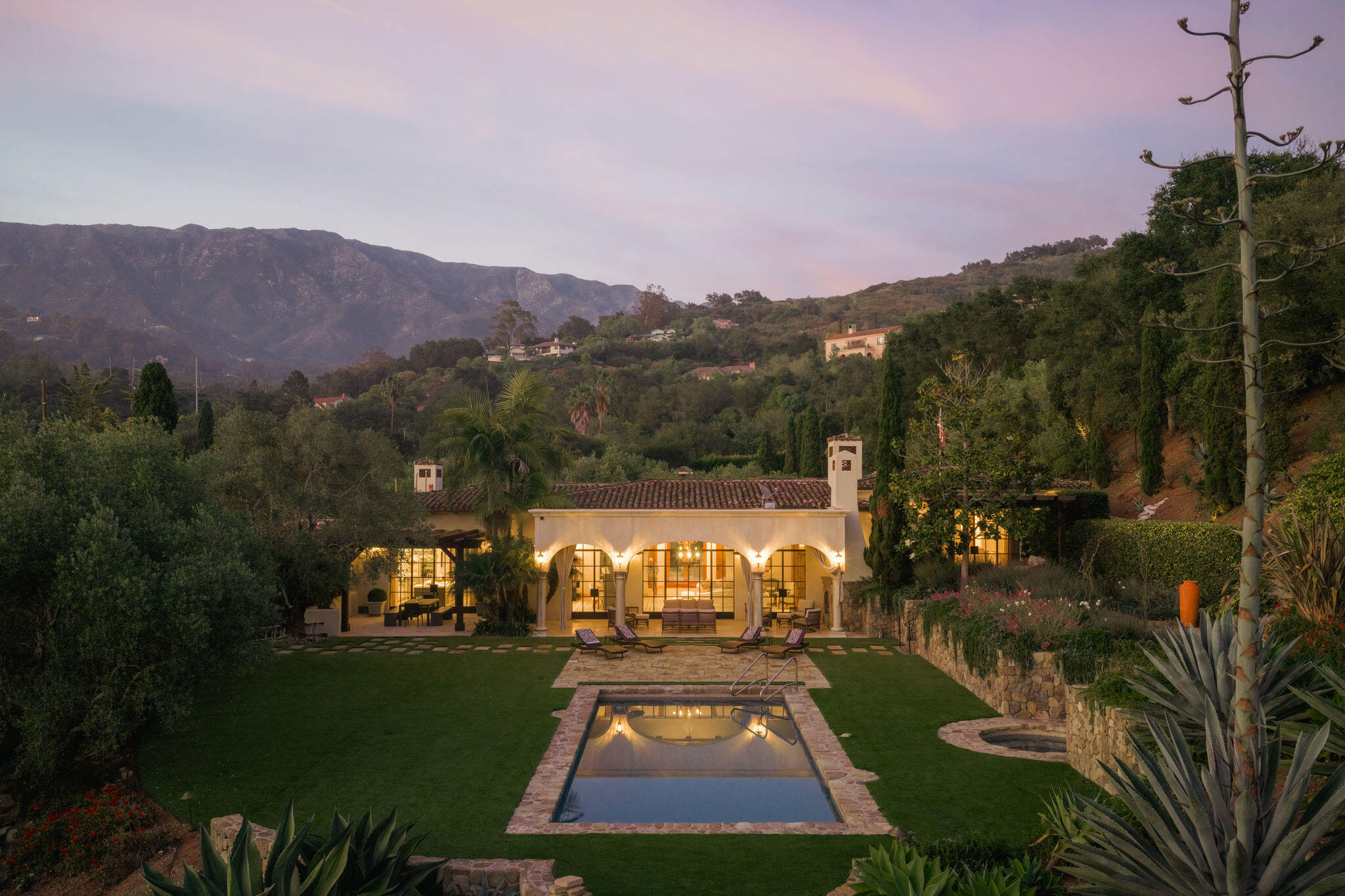 420 Toro Canyon Road Santa Barbara, CA 93108 - Photo 27 of 52 Aerial View Back Exterior