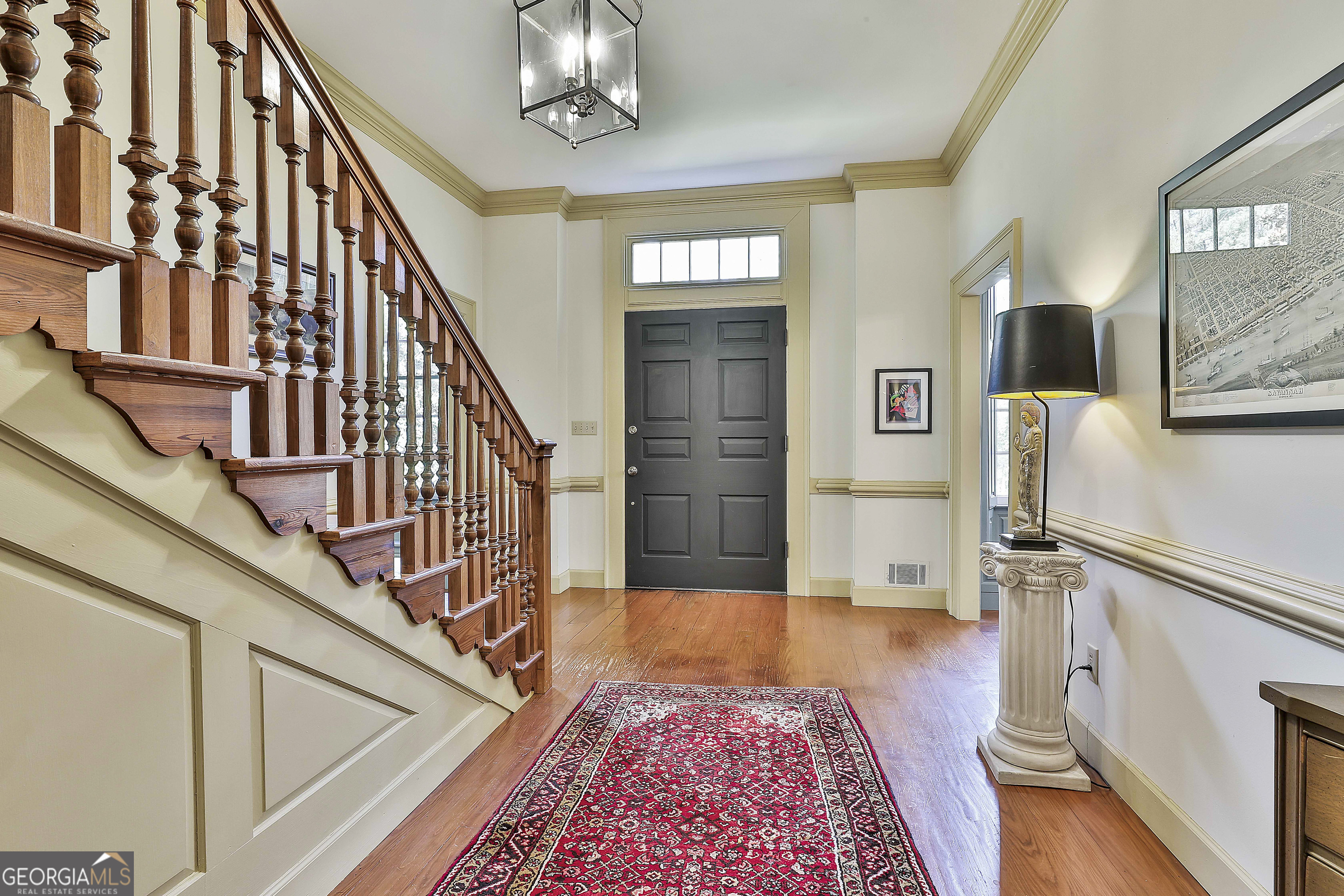 405 North Pine Hill Road Griffin, GA 30223 - Photo 8 of 72 a view of an entryway with wooden floor