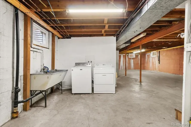 a view of a room with storage and utility