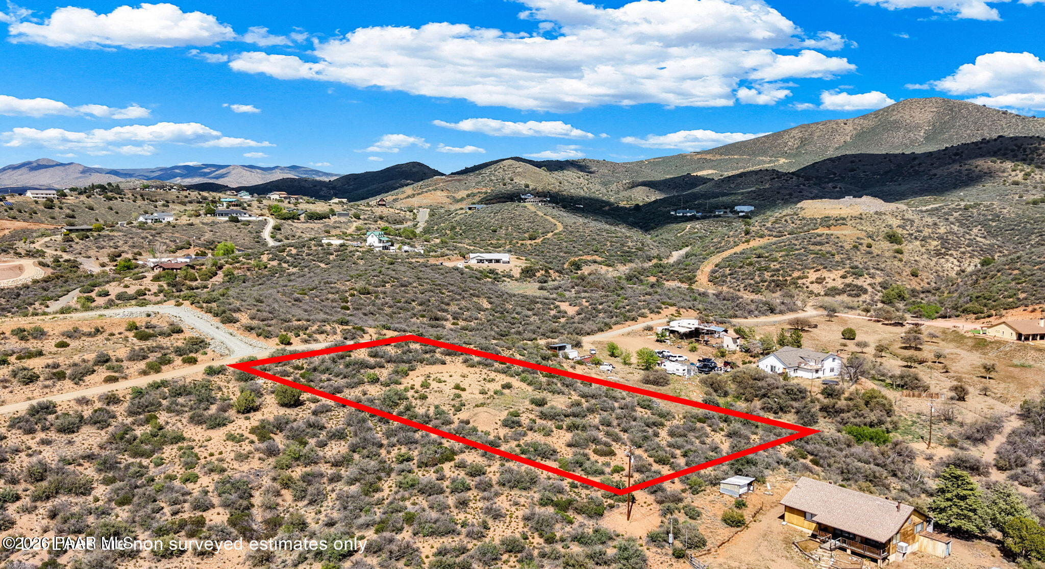 14625 East Ridge Way Dewey-Humboldt, AZ 86327 - Photo 8 of 12 8-Aerial 5 141H Lot Lines