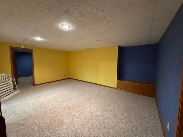 an empty room with a empty space