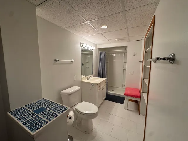 a room with furniture and a window