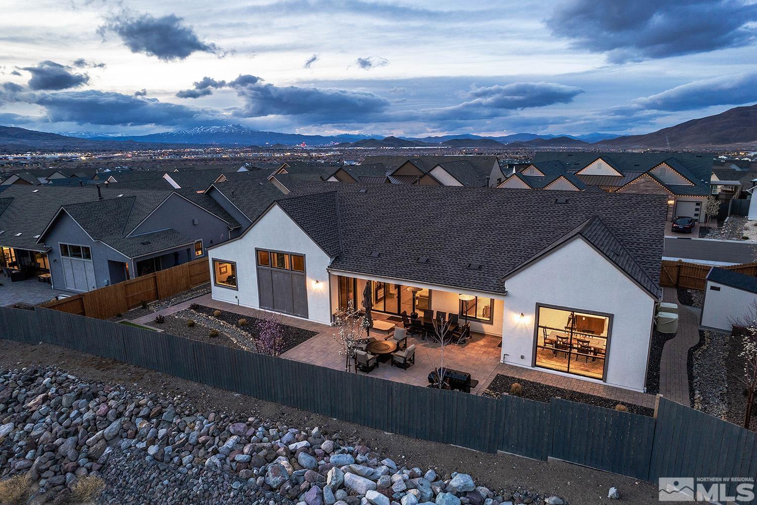 3020 Feathertop Drive Reno, NV 89521 - Photo 34 of 40 an aerial view of a house with a yard