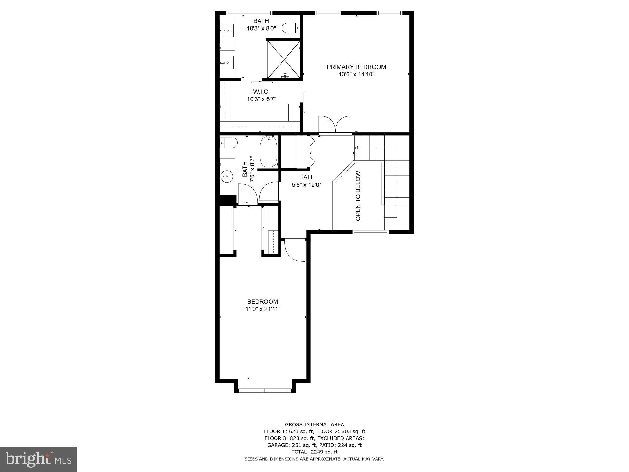 1796 Duffield Lane Alexandria, VA 22307 - Photo 17 of 42 a picture of a floor plan
