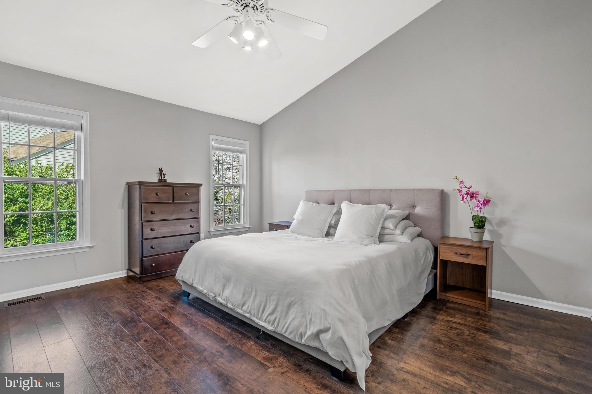 1796 Duffield Lane Alexandria, VA 22307 - Photo 19 of 42 a bedroom with a bed and a dresser