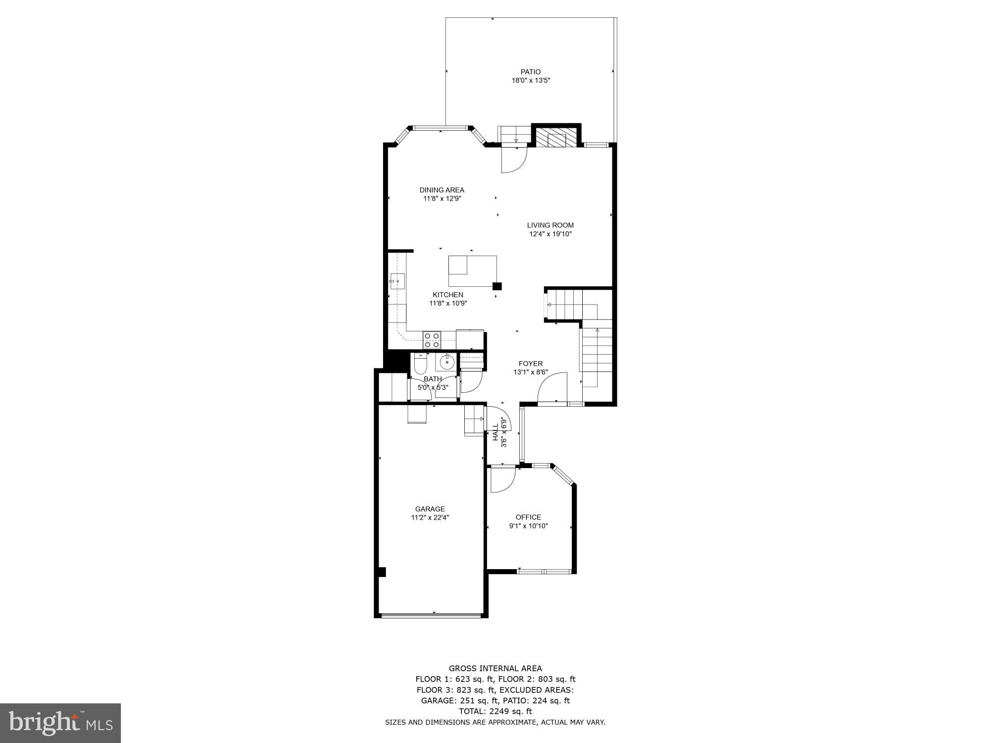 1796 Duffield Lane Alexandria, VA 22307 - Photo 40 of 42 a picture of floor plan
