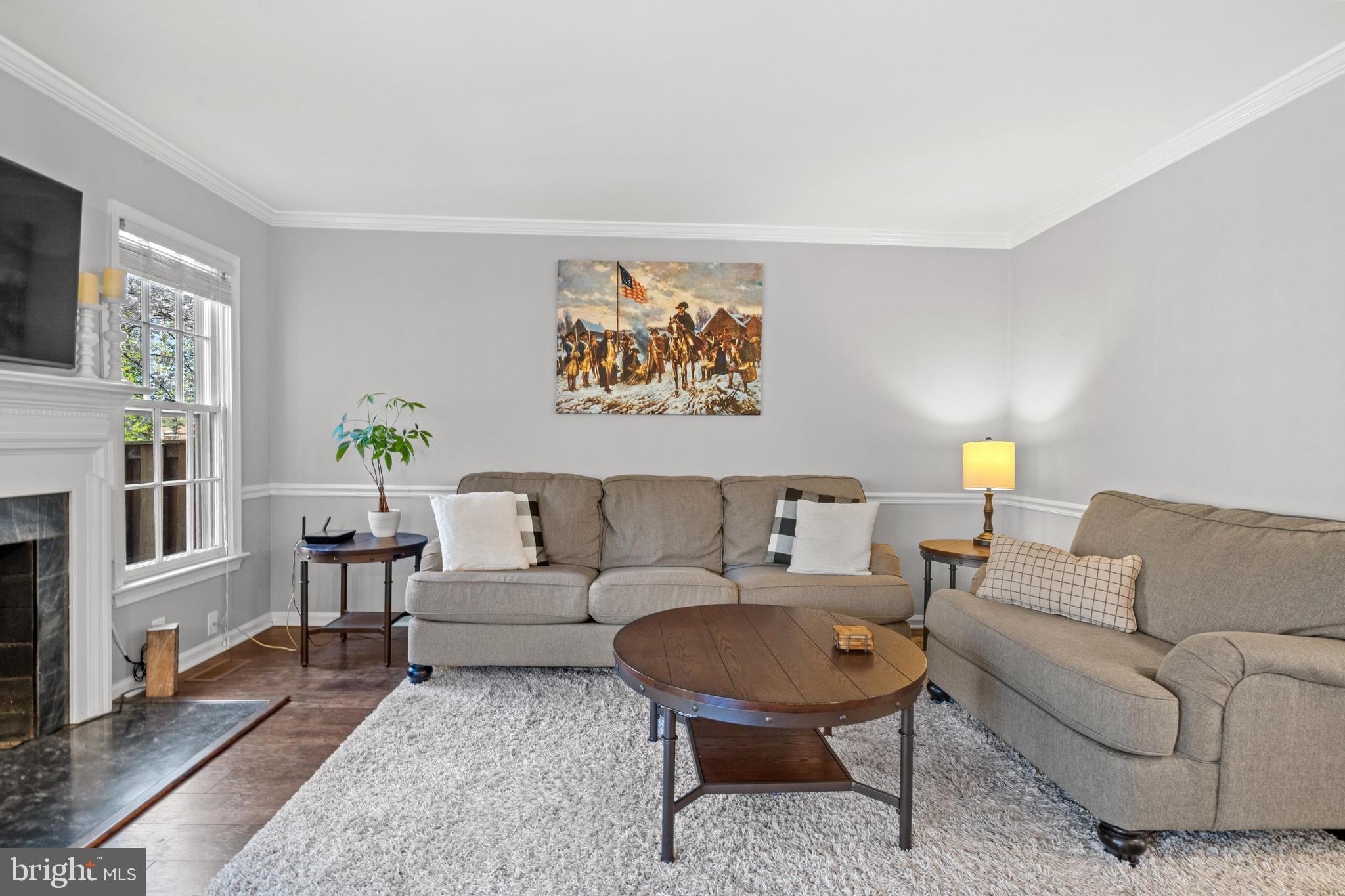 1796 Duffield Lane Alexandria, VA 22307 - Photo 6 of 42 a living room with furniture and a potted plant