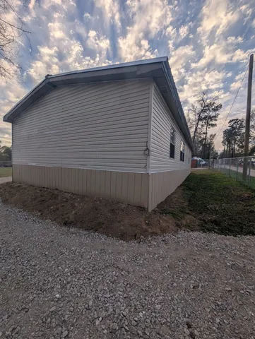 a backyard of a house