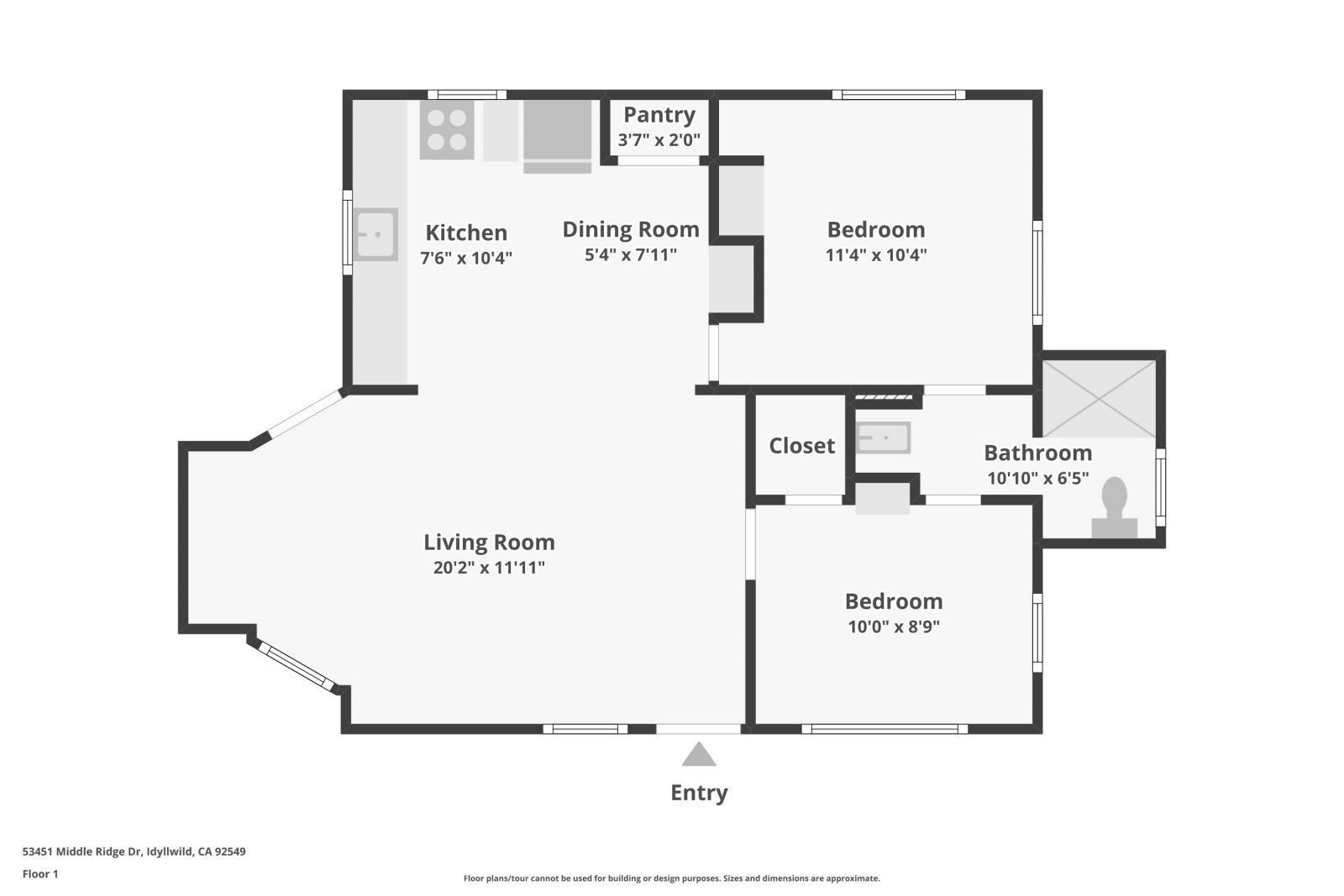 53451 Middleridge Drive Idyllwild, CA 92549 - Photo 30 of 30 a picture of a bench in a white building