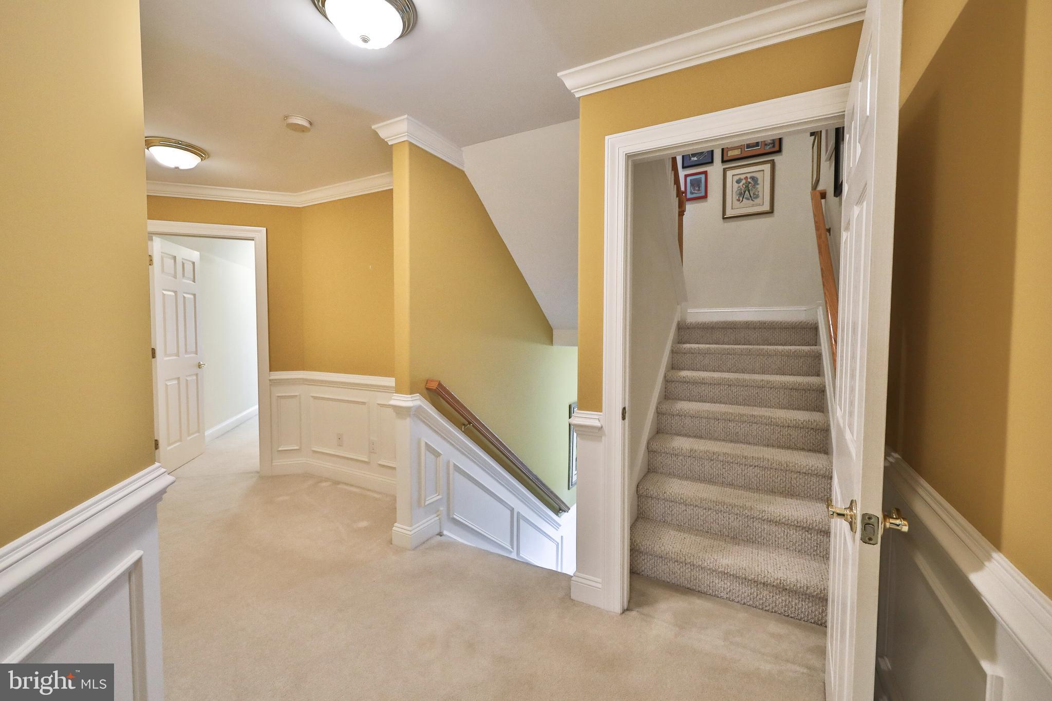 295 Pinecroft Place Ambler, PA 19002 - Photo 28 of 37 Back Stairs + Stairs to 3rd Floor