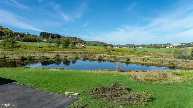 a view of outdoor space with mountain view