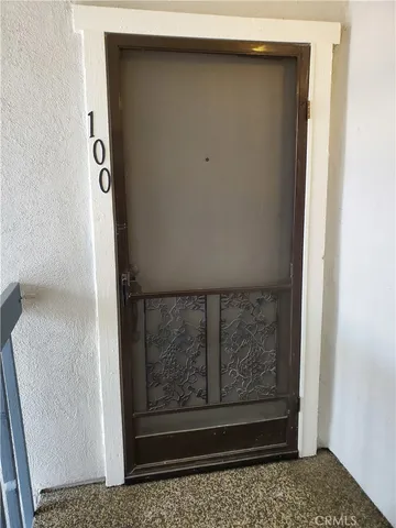 a view of front door