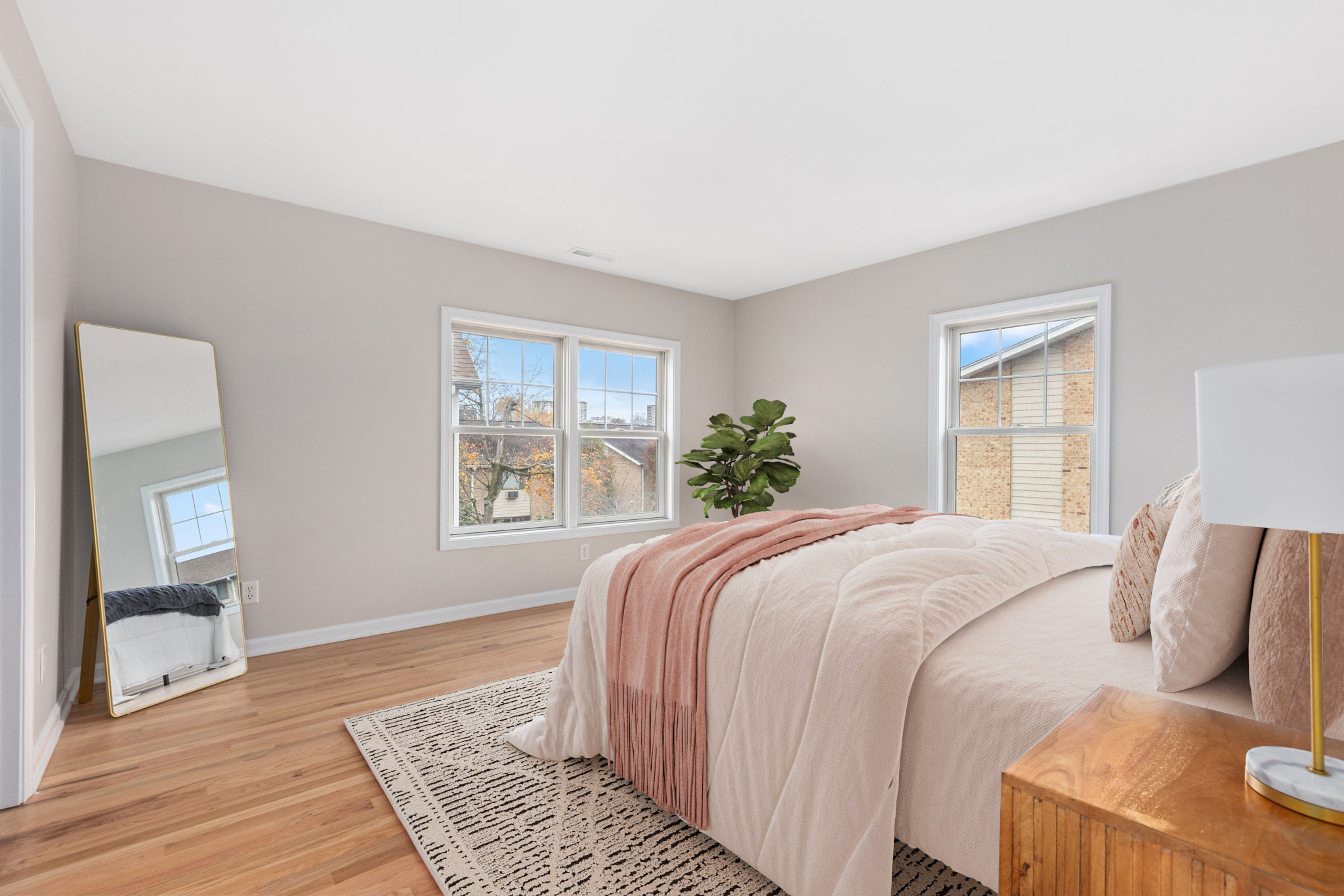 160 Glenbrook Road, Unit 3D Stamford, CT 06902 - Photo 11 of 26 a bedroom with a large bed and a window