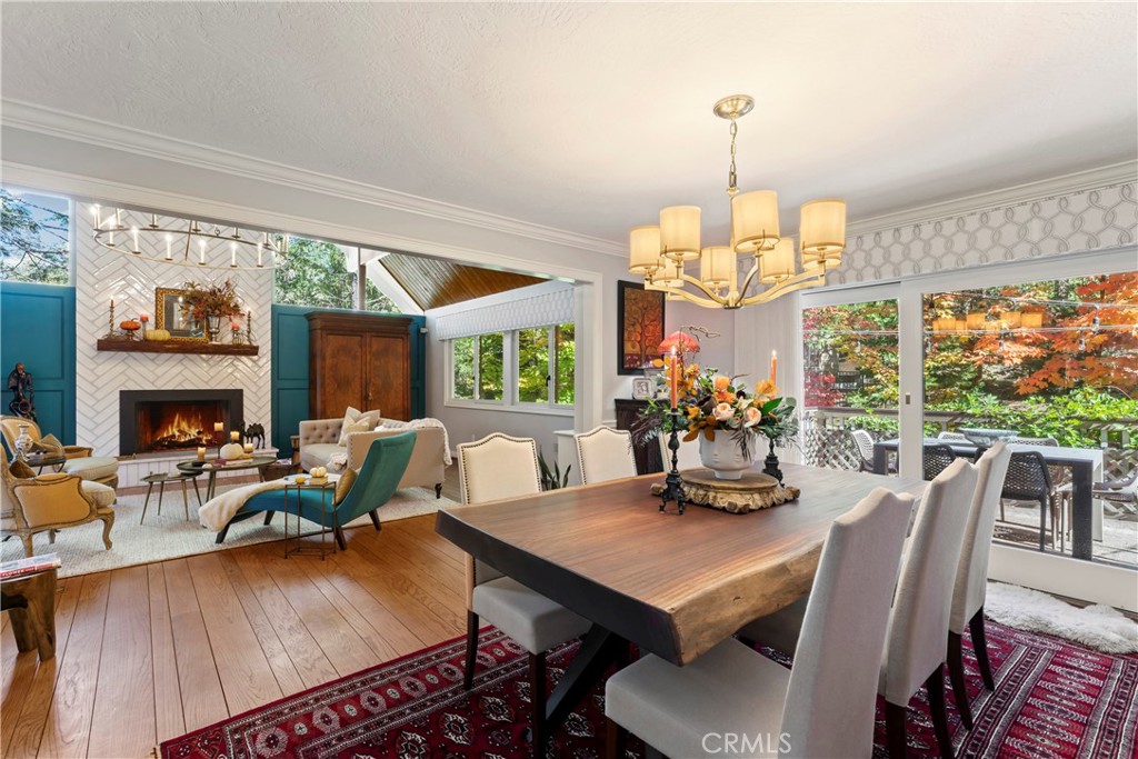 469 Golf Course Road Lake Arrowhead, CA 92352 - Photo 33 of 75 Main level formal dining area