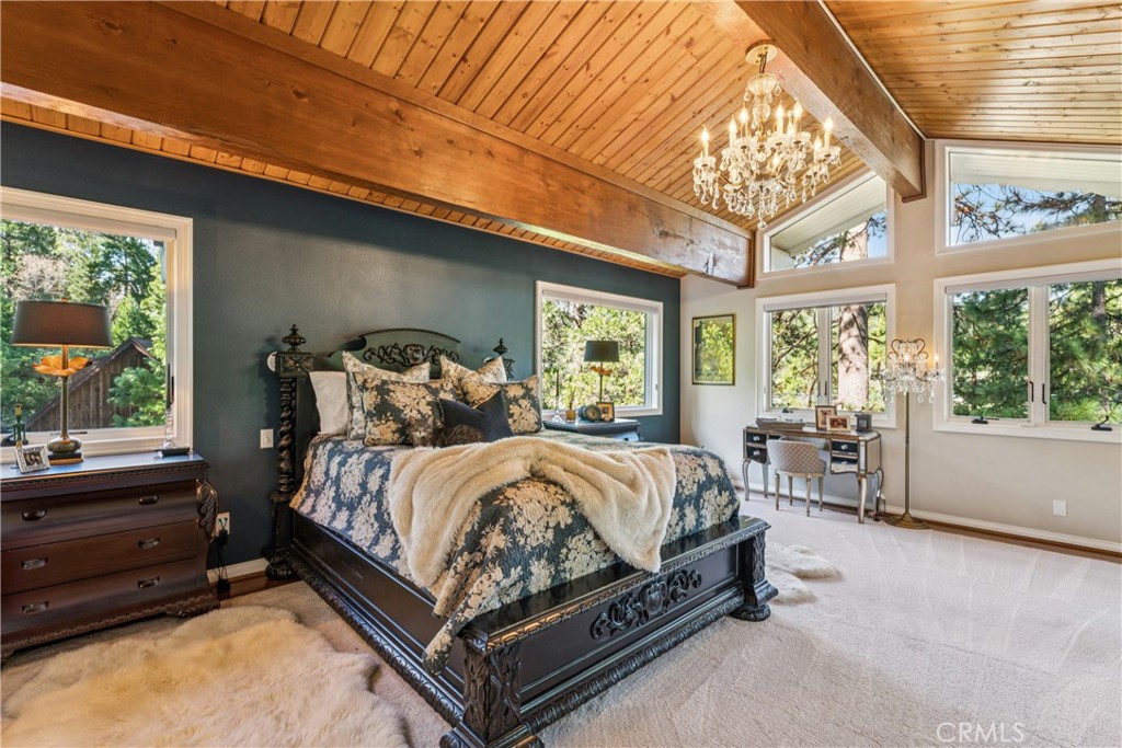 469 Golf Course Road Lake Arrowhead, CA 92352 - Photo 46 of 75 Upper level master bedroom
