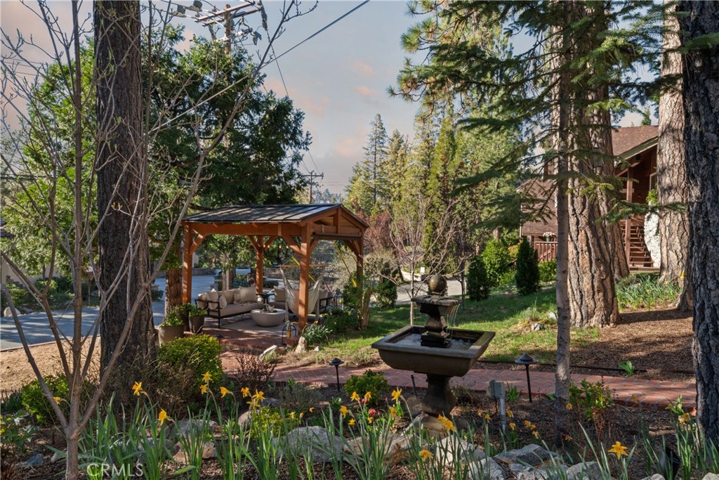 469 Golf Course Road Lake Arrowhead, CA 92352 - Photo 65 of 75 Handcrafted timber pavilion.