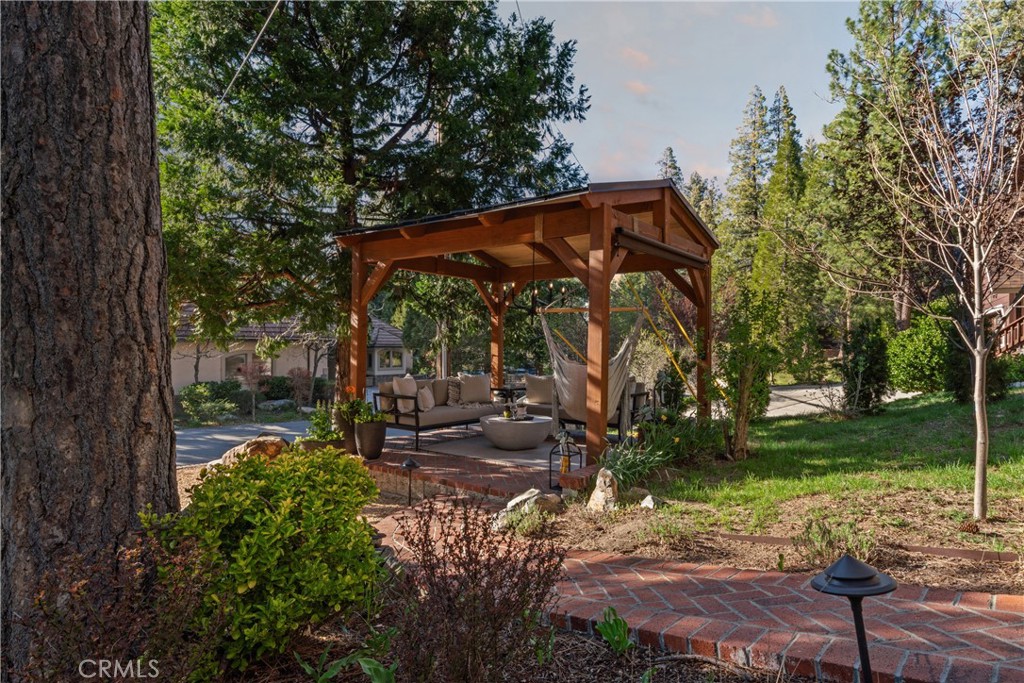 469 Golf Course Road Lake Arrowhead, CA 92352 - Photo 66 of 75 Handcrafted timber pavilion.