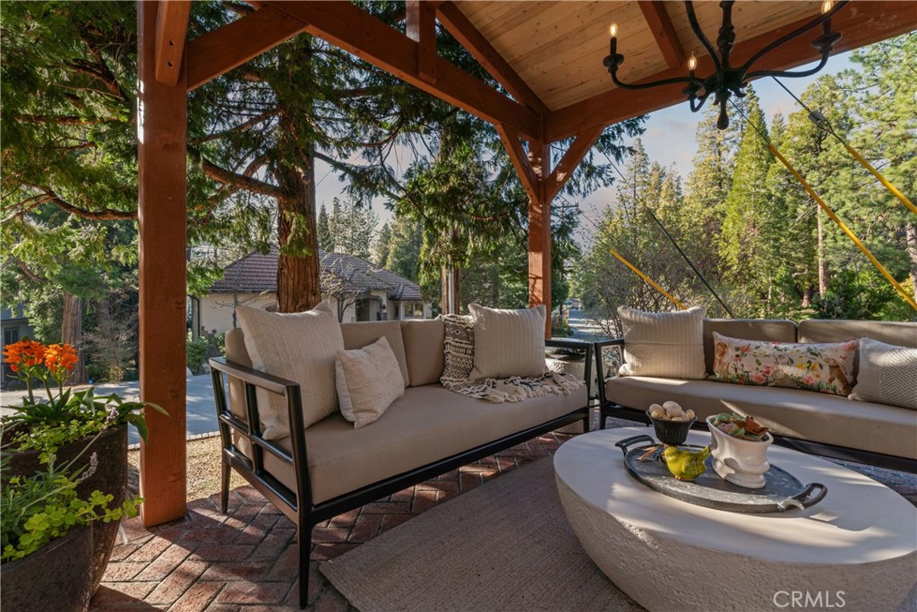 469 Golf Course Road Lake Arrowhead, CA 92352 - Photo 67 of 75 Handcrafted timber pavilion.