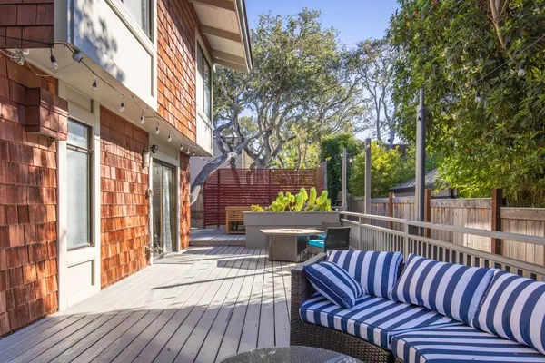 a view of outdoor seating