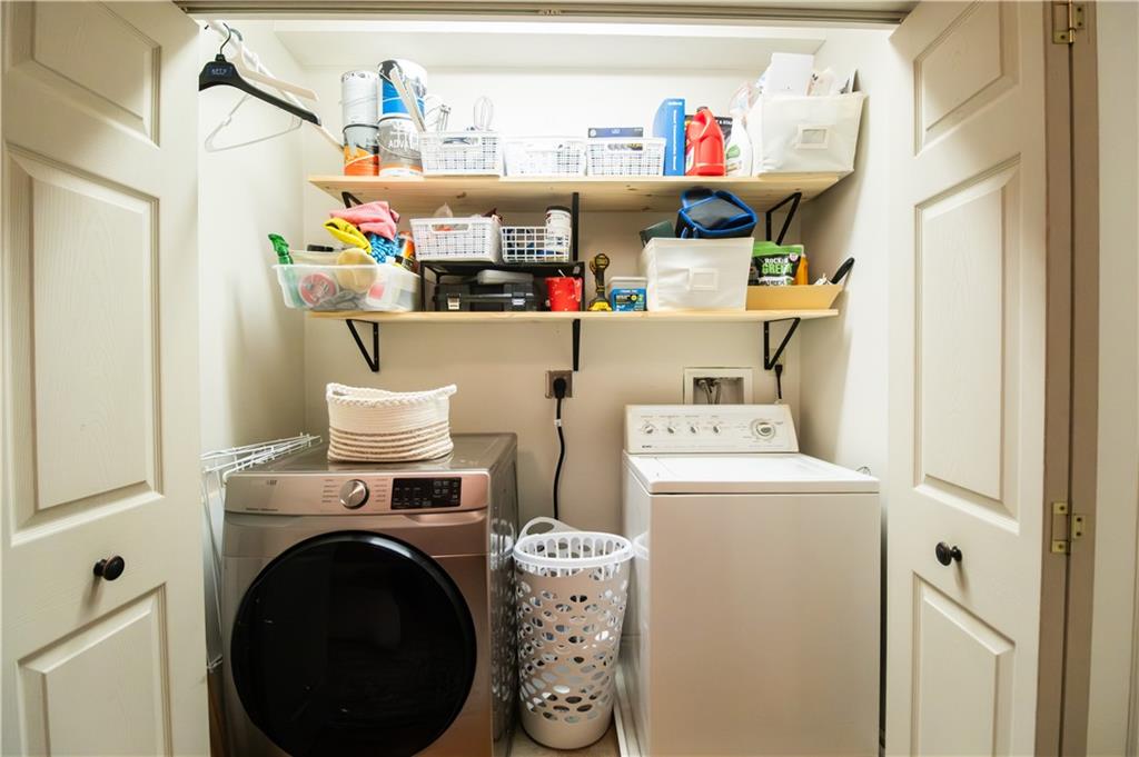 210 Whitestown Road Butler, PA 16001 - Photo 13 of 19 a utility room with dryer and washer