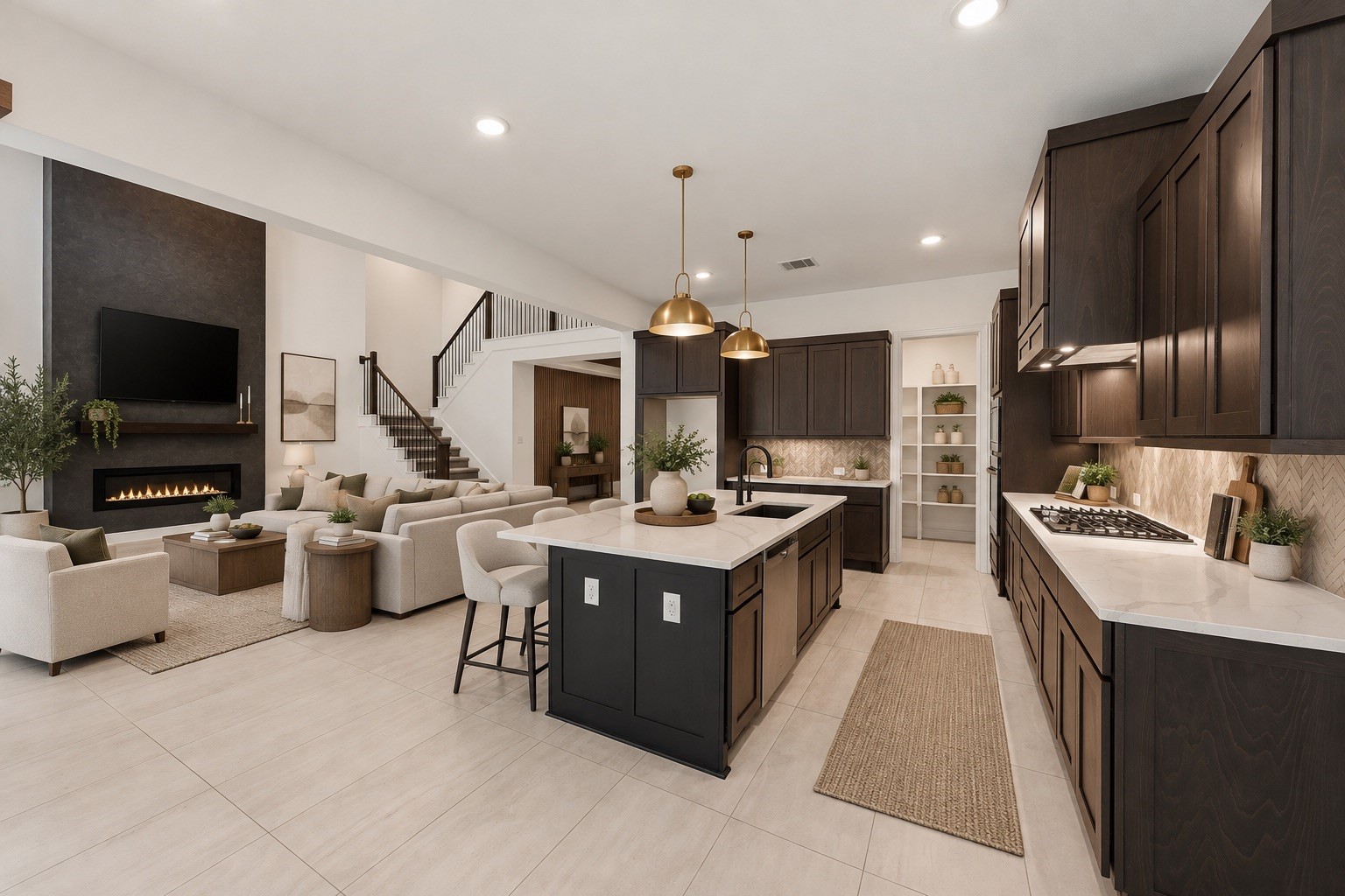 11915 Parsifal Creek Road Humble, TX 77346 - Photo 7 of 31 Virtually Staged – Open to Kitchen and Living Room