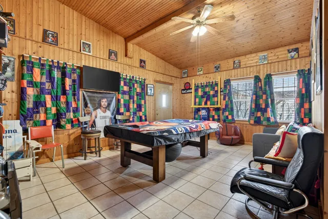 a view of a chairs and tables in the patio