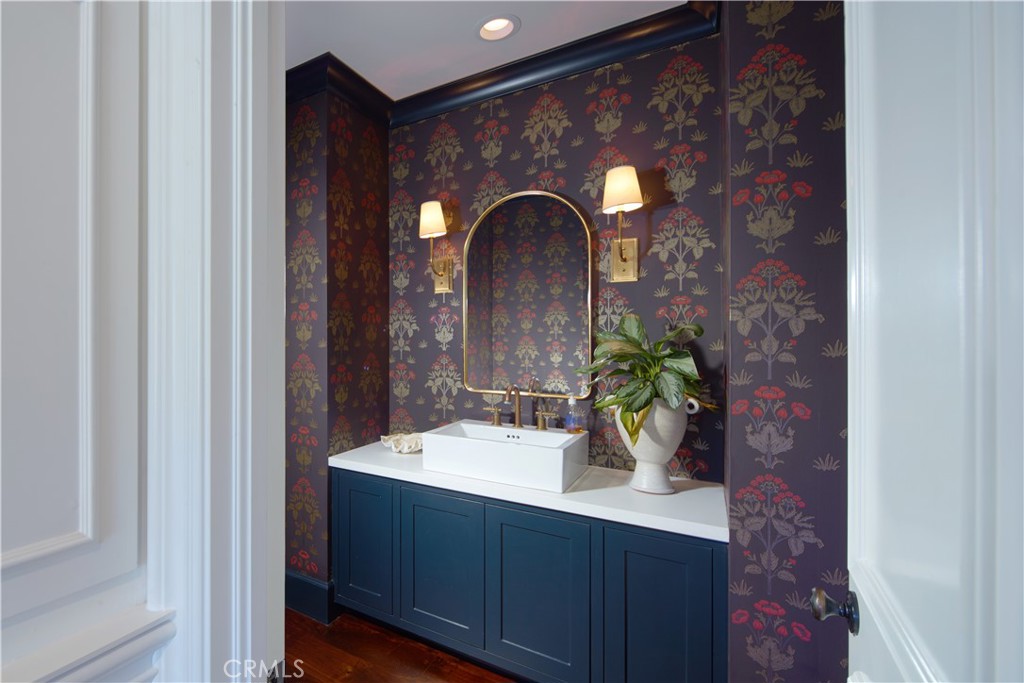 2 Royal St George Road Newport Beach, CA 92660 - Photo 12 of 48 a bathroom with a sink and a mirror