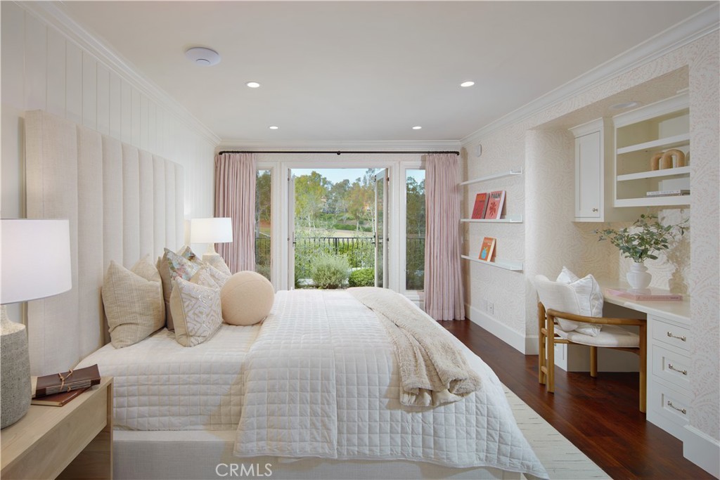 2 Royal St George Road Newport Beach, CA 92660 - Photo 31 of 48 a bedroom with a bed and a large window