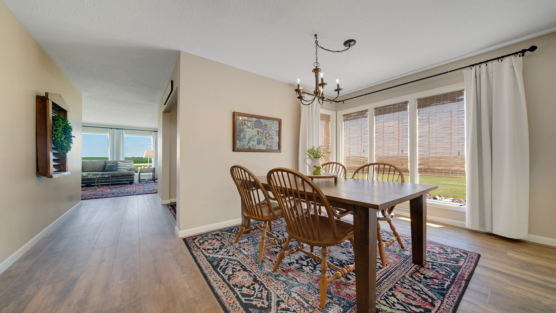1195 Atkinson Road Harmon, IL 61042 - Photo 11 of 53 a view of a dining room with furniture window and wooden floor