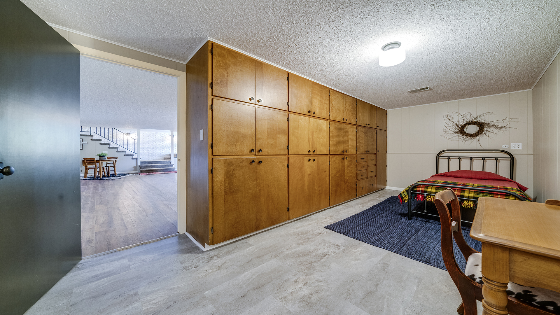 1195 Atkinson Road Harmon, IL 61042 - Photo 34 of 53 a bedroom with a bed and a mirror