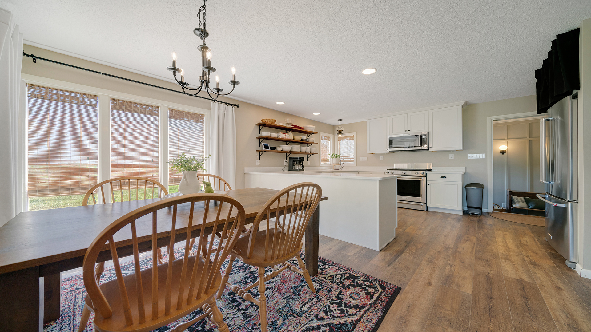 1195 Atkinson Road Harmon, IL 61042 - Photo 6 of 53 a view of a dining room with furniture window and wooden floor