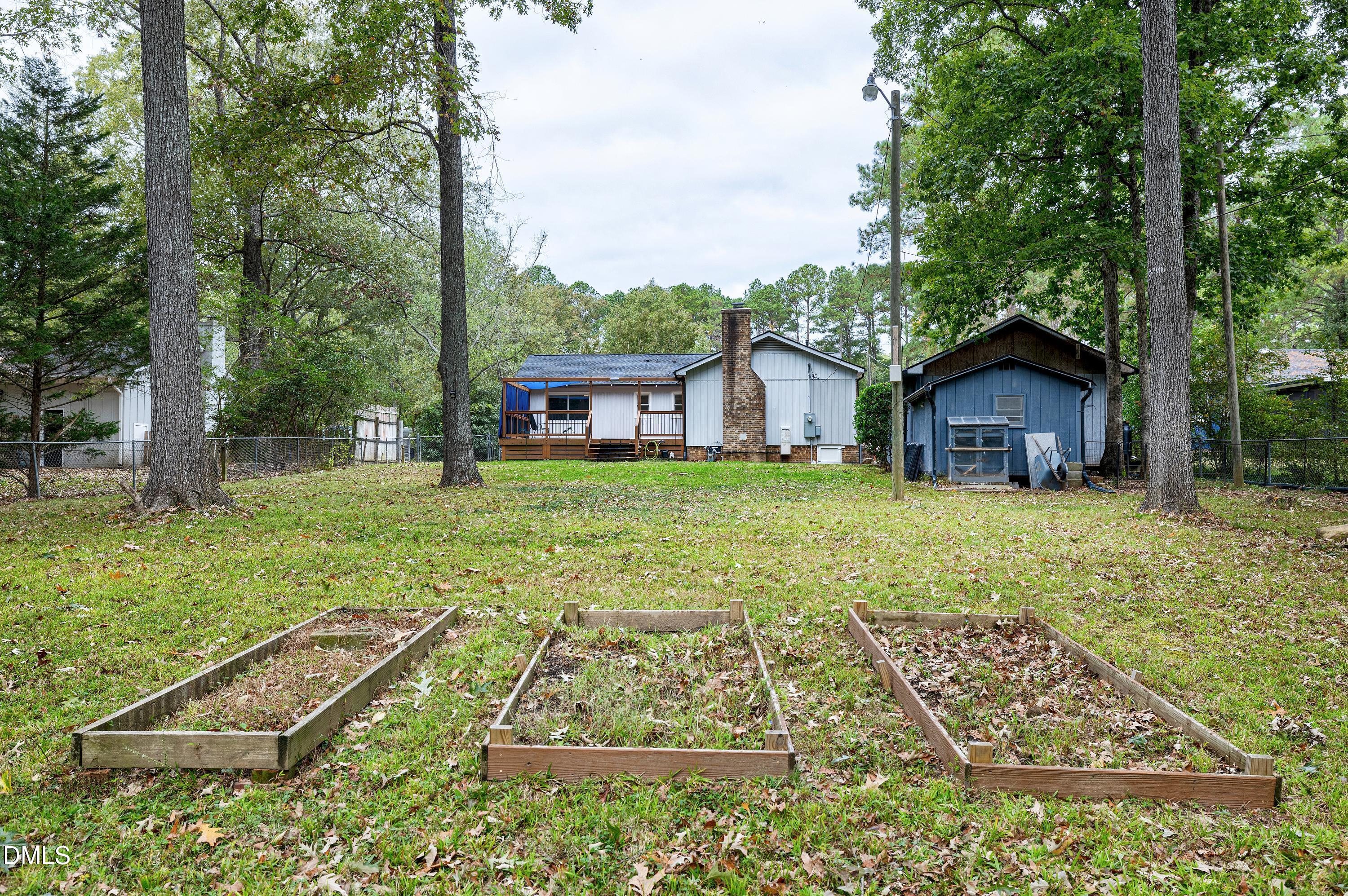 5817 Newhall Road Durham, NC 27713 - Photo 39 of 51 Above Ground beds are ready for your spring veggie garden