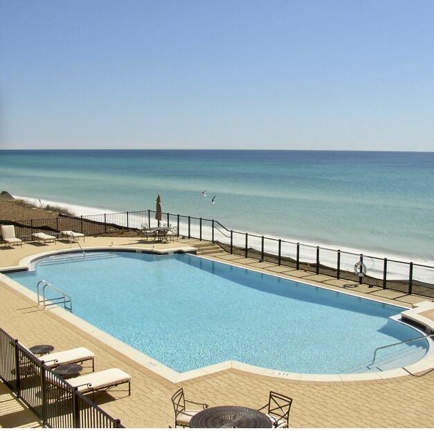 2421 West County Highway 30A, Unit E303 Santa Rosa Beach, FL 32459 - Photo 23 of 23 a view of a swimming pool with an ocean view
