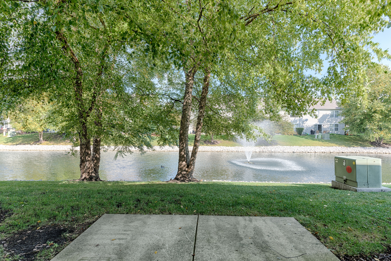 3261 Cool Springs Court Naperville, IL 60564 - Photo 25 of 25 a view of a fountain in the yard next to a yard
