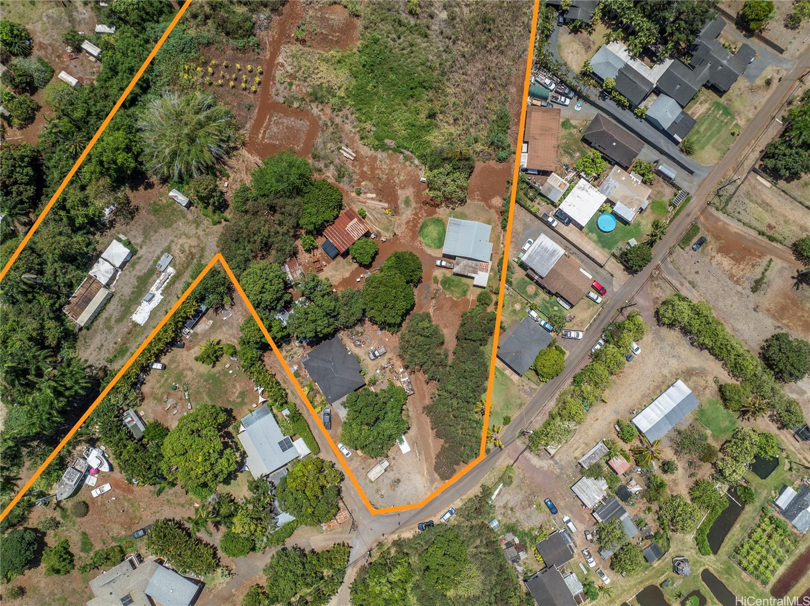 66-195 Kaamooloa Road, Unit B Waialua, HI 96791 - Photo 3 of 15 an aerial view of a house