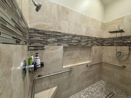 a close view of sink