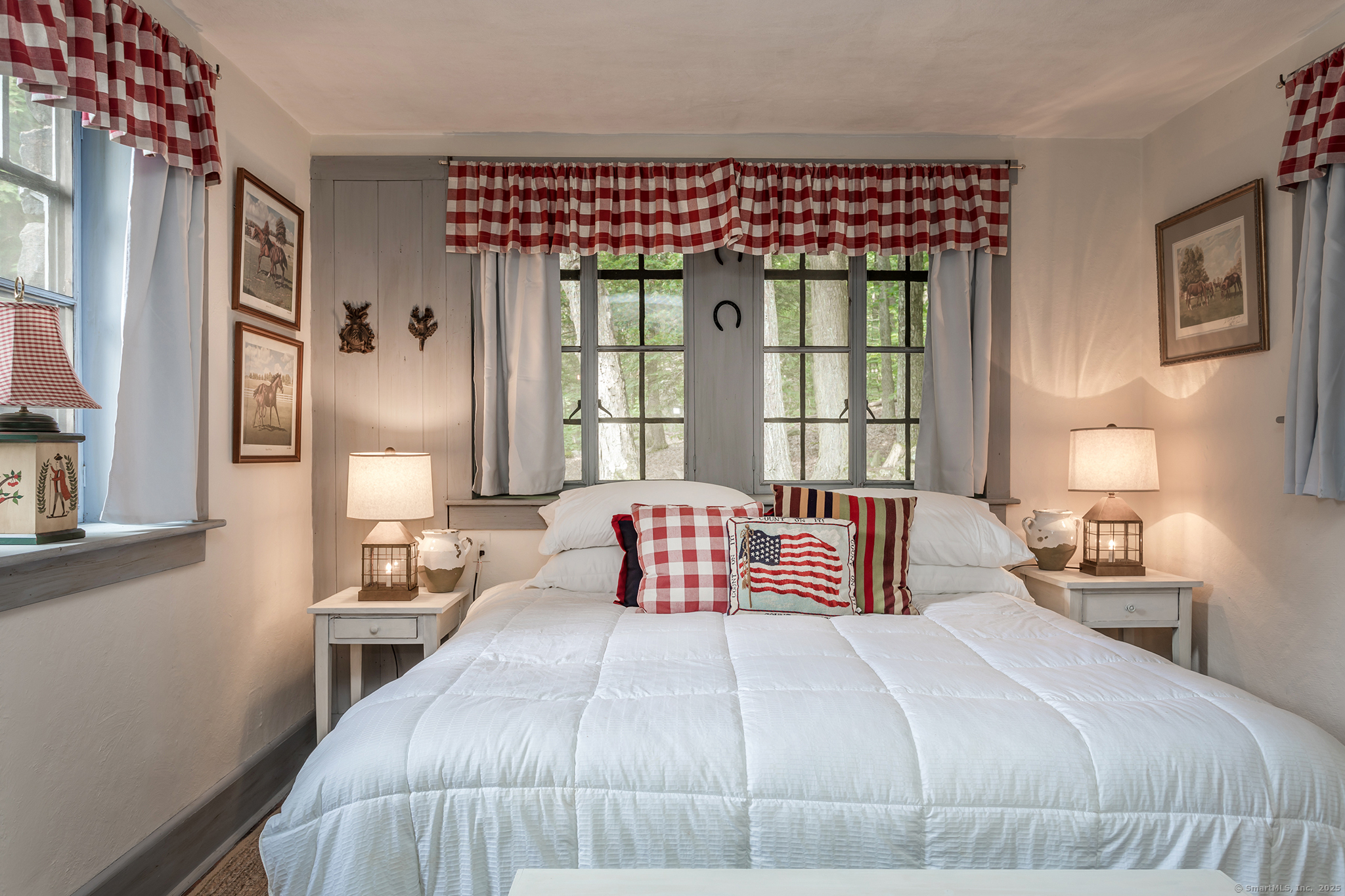 60 Leach Hollow Road Sherman, CT 06784 - Photo 22 of 24 a bedroom with a large bed and a window