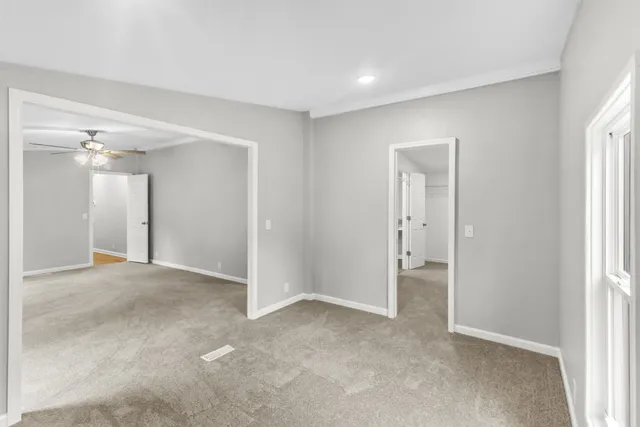 a view of empty room