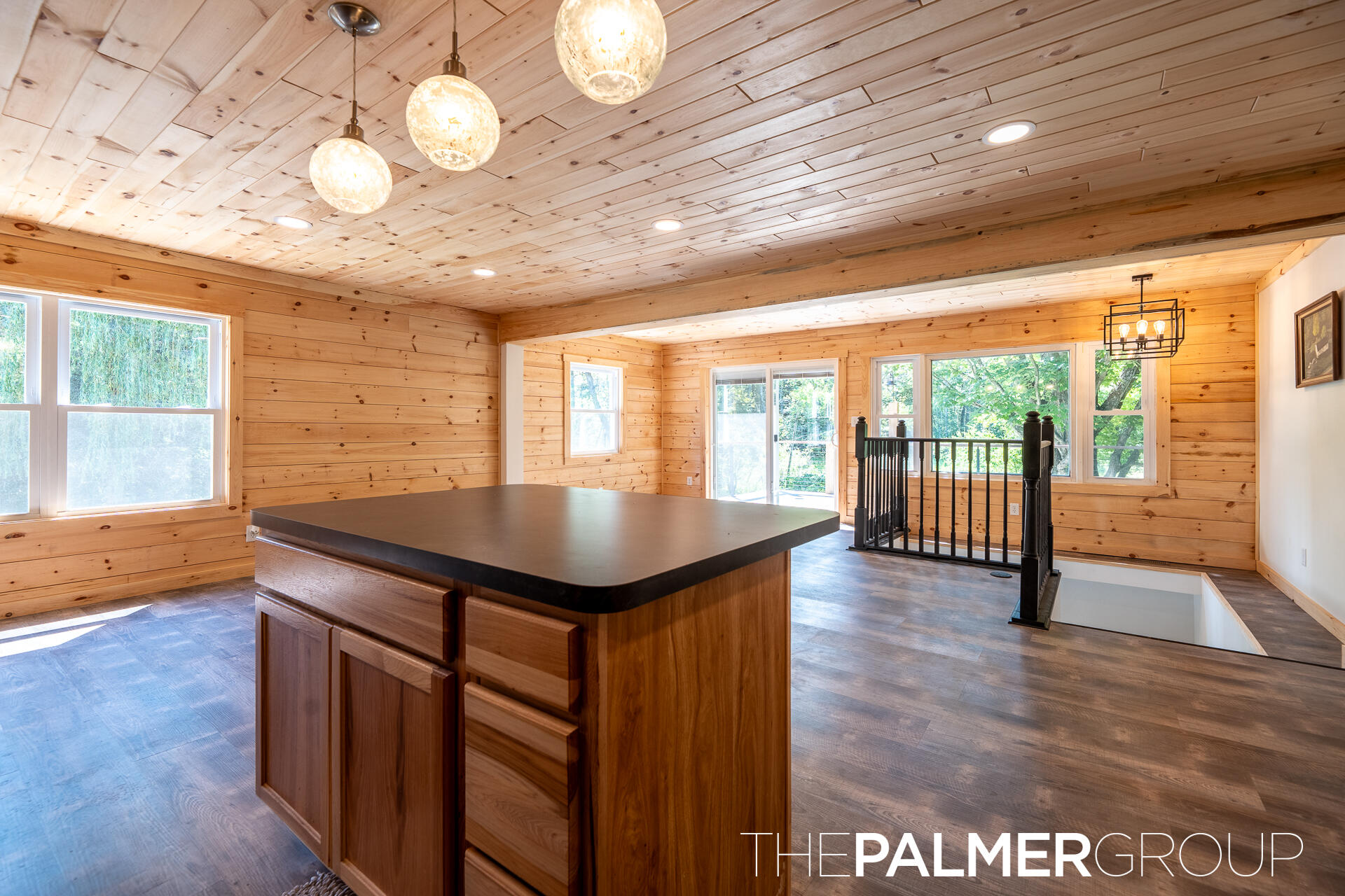 23419 22 Mile Road Paris, MI 49338 - Photo 7 of 53 Kitchen Island and Living Room
