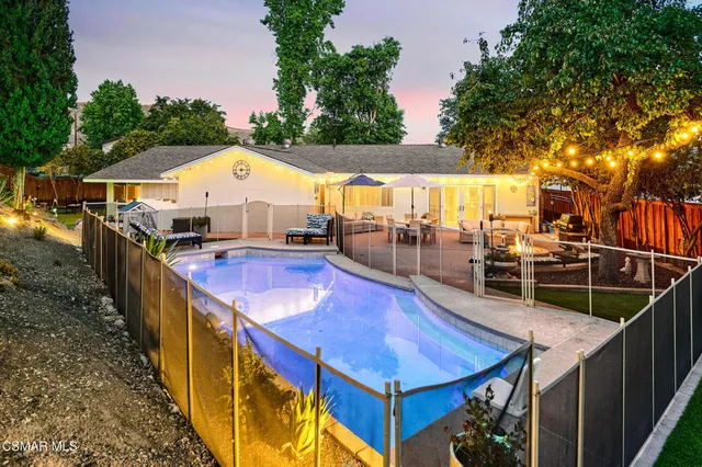 a outdoor space with lots of tables and chairs