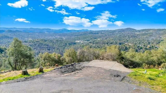 a view of outdoor space with garden
