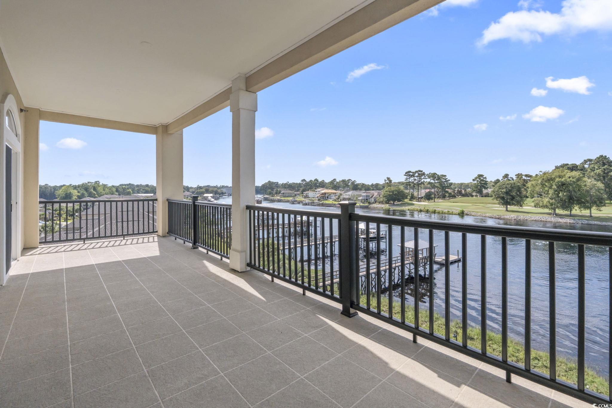 249 Venice Way, Unit 3301 Myrtle Beach, SC 29577 - Photo 15 of 40 Balcony featuring a water view