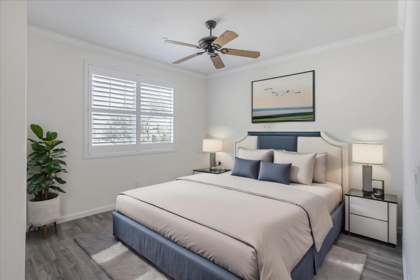 105 Serenity Place Milpitas, CA 95035 - Photo 24 of 36 a bedroom with bed and a window